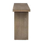 Console en plaqué frêne, style moderne simple, avec plateau au design astucieux, convient pour entrée, couloir