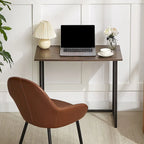Bureau d'ordinateur pliable Javlergo, bureau d'écriture de 80 cm sans assemblage, table d'ordinateur portable pliable peu encombrante pour bureau à domicile