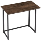Bureau d'ordinateur pliable Javlergo, bureau d'écriture de 80 cm sans assemblage, table d'ordinateur portable pliable peu encombrante pour bureau à domicile