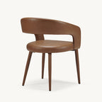 Chaise de salle à manger moderne Fort en similicuir (Lot de 4)