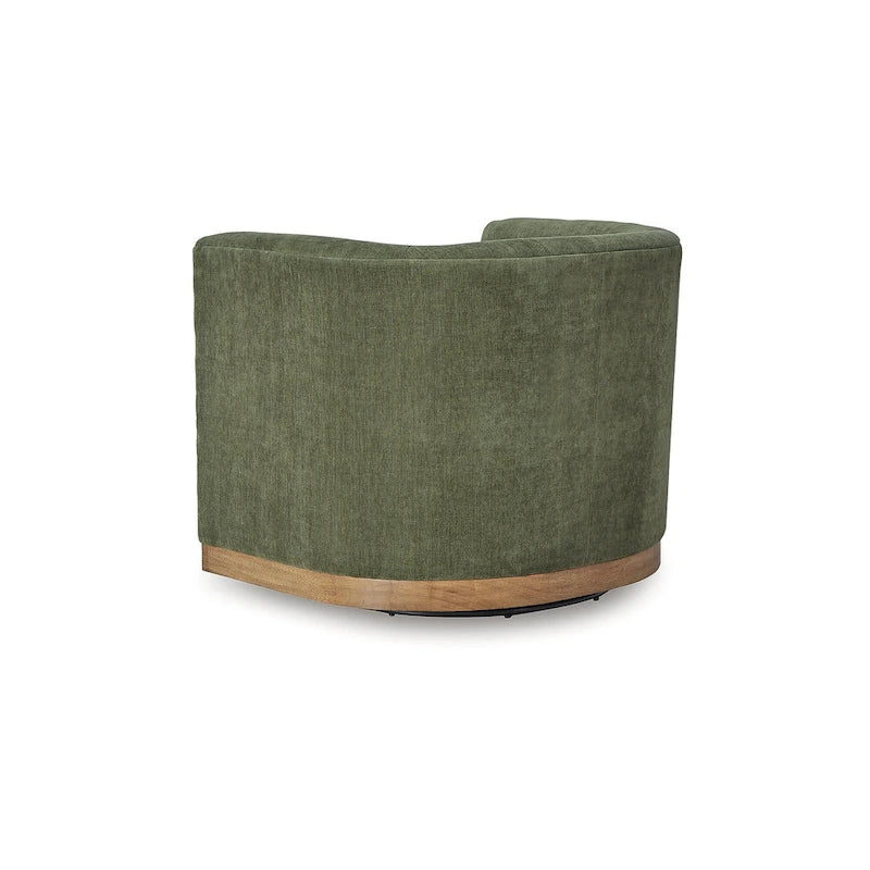 Fauteuil pivotant Signature Design by Ashley Jersonlow vert forêt - 34 larg. x 31,25 prof. x 28,88 haut.