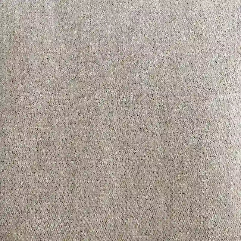 Lit plateforme sur pieds en chenille rembourré avec tête de lit