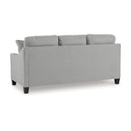 Canapé-lit Lebo Queen Size, gris, matelas pliant en mousse à mémoire de forme