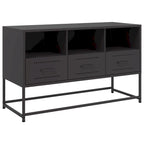 Meuble TV vidaXL Meuble console Meuble de salon Acier - 15,4 x 39,6 x 23,8