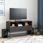 Meuble TV vidaXL Meuble console Meuble de salon Acier - 15,4 x 39,6 x 23,8