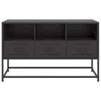 Meuble TV vidaXL Meuble console Meuble de salon Acier - 15,4 x 39,6 x 23,8