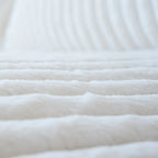 Grand canapé en peluche profonde Cloud, canapé modulable avec pouf