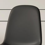 Ensemble de salle à manger 5 pièces, table de cuisine avec pieds carrés en forme de O, 4 chaises de salle à manger rembourrées pour 4 personnes