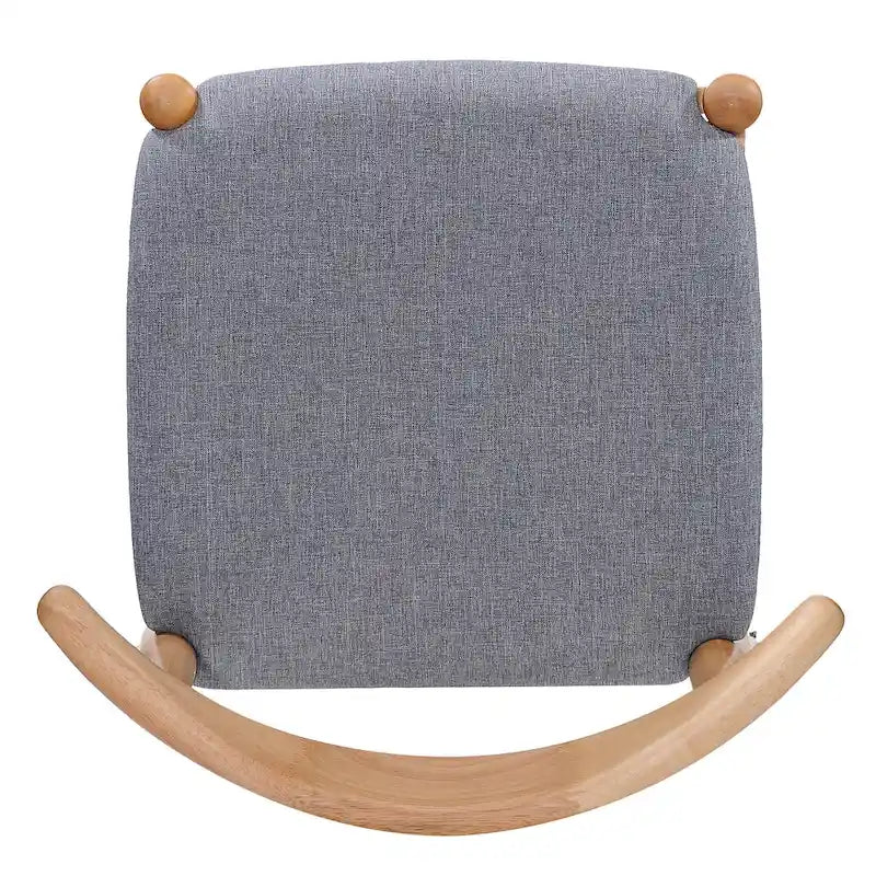 Ensemble de salle à manger 5 pièces en bois, comprenant une table à manger rectangulaire et 4 chaises rembourrées, pour la maison ou l'appartement