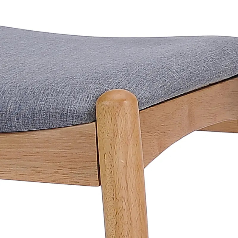 Ensemble de salle à manger 5 pièces en bois, comprenant une table à manger rectangulaire et 4 chaises rembourrées, pour la maison ou l'appartement