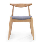 Ensemble de salle à manger 5 pièces en bois, comprenant une table à manger rectangulaire et 4 chaises rembourrées, pour la maison ou l'appartement