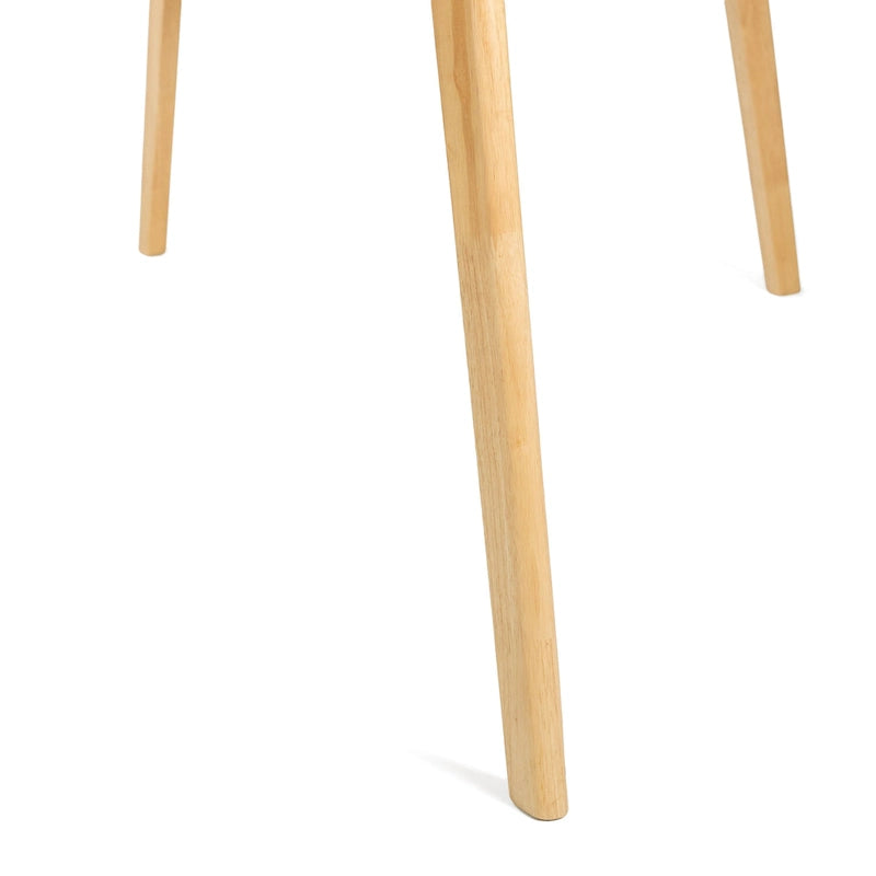 Ensemble de salle à manger 5 pièces en bois, comprenant une table à manger rectangulaire et 4 chaises rembourrées, pour la maison ou l'appartement