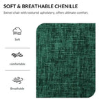 Fauteuil pivotant en chenille avec rotation à 360° et base en bois