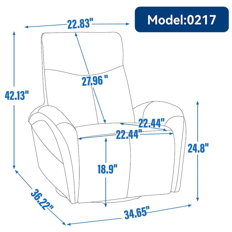 Fauteuil inclinable électrique pivotant et à bascule en cuir véritable 270 pour personnes âgées, canapé simple de salon avec support lombaire et accoudoirs roulés