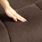 Fauteuil inclinable releveur électrique HOMCOM pour personnes âgées avec massage et chaleur, fauteuil de massage en tissu avec télécommandes