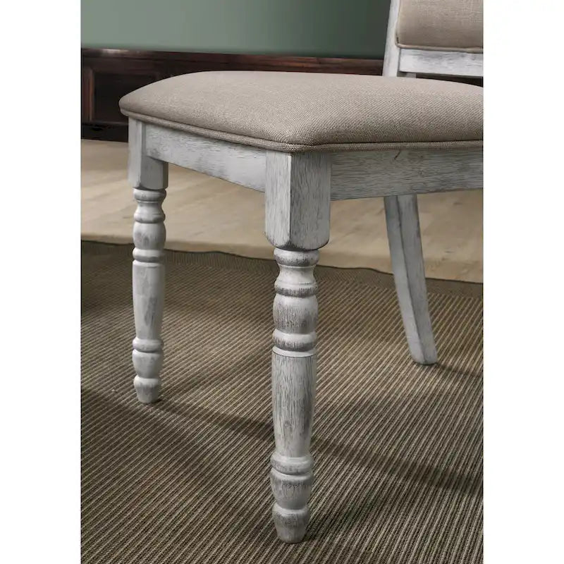 Ensemble de salle à manger vintage 5 pièces avec table ronde à pied central et chaises