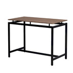 Ensemble table de bar industrielle 5 pièces avec table rectangulaire et 4 chaises