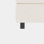 Canapé modulaire 8 places convertible beige 129 avec rangement