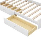 Lit capitonné King Size avec tête de lit de rangement et lit gigogne