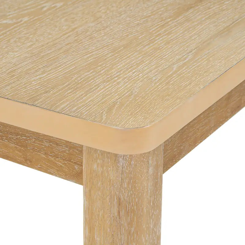 Ensemble de 7 pièces de salle à manger en bois avec table extensible et 6 chaises