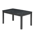 Ensemble de 7 pièces de salle à manger en bois avec table extensible et 6 chaises