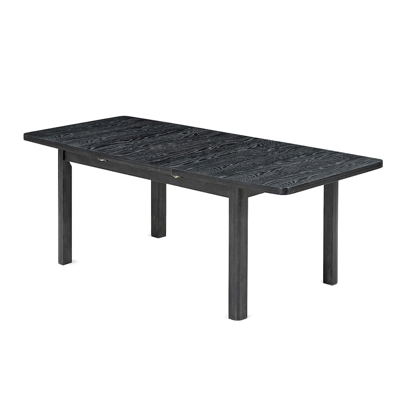 Ensemble de 7 pièces de salle à manger en bois avec table extensible et 6 chaises
