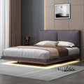 Lit plateforme flottant Queen Velvet avec éclairage à détecteur