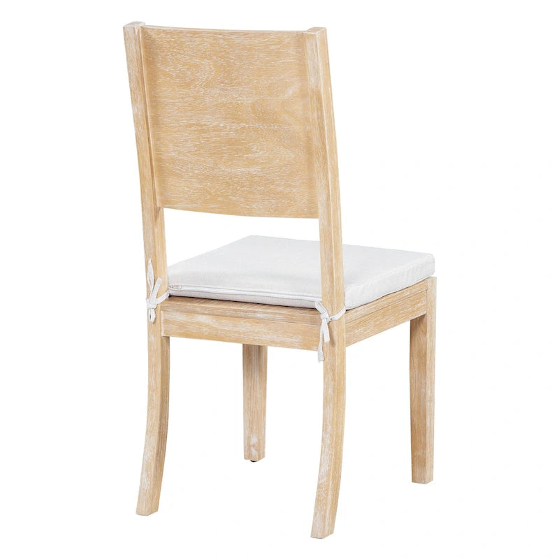 Ensemble de salle à manger moderne 6 pièces avec 4 chaises de salle à manger à coussins amovibles, étagère de rangement et banc