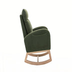 Fauteuil à bascule en tissu Teddy