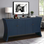 Sideboard Buffet Cabinet with Storage, 59 Large Modern Sideboards, Wooden Accent Credenza Storage Cabinet