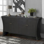 Buffet de salle à manger avec rangement, grand buffet moderne de 150 cm, meuble de rangement en bois