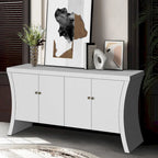 Buffet de salle à manger avec rangement, grand buffet moderne de 150 cm, meuble de rangement en bois