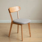 Chaise de salle à manger haut de gamme en bois massif, confection exceptionnelle pour une assise confortable