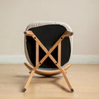 Chaise de salle à manger haut de gamme en bois massif, confection exceptionnelle pour une assise confortable