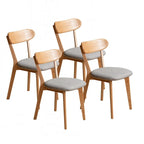 Chaise de salle à manger haut de gamme en bois massif, confection exceptionnelle pour une assise confortable