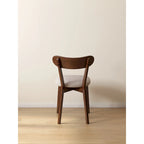 Chaise de salle à manger haut de gamme en bois massif, confection exceptionnelle pour une assise confortable