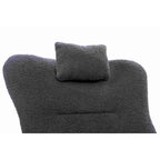 Fauteuil à bascule de chambre d'enfant en tissu peluche Teddy pour salon et chambre à coucher