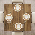 Table à manger carrée de 31,5 pouces pour 4 personnes, Table de cuisine de ferme pour salle à manger - 31,5P x 31,5L x 29,53H