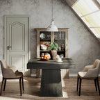 Table à manger carrée de 31,5 pouces pour 4 personnes, Table de cuisine de ferme pour salle à manger - 31,5P x 31,5L x 29,53H