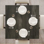 Table à manger carrée de 31,5 pouces pour 4 personnes, Table de cuisine de ferme pour salle à manger - 31,5P x 31,5L x 29,53H