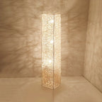 Lampadaire tressé LED à brancher pour salon