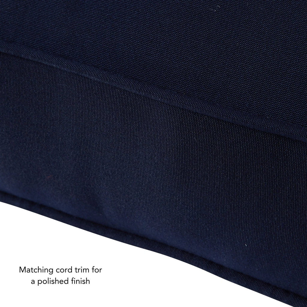 Ensemble de 2 coussins d'extérieur Sunbrella haut de gamme à assise profonde