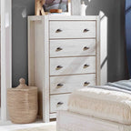 Commode 5 tiroirs en bois massif Montauk de Grain Wood Furniture