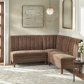 Ensemble banquette rembourrée à dossier cannelé 3 pièces Kerrington de Lifestorey