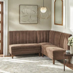 Ensemble banquette rembourrée à dossier cannelé 3 pièces Kerrington de Lifestorey