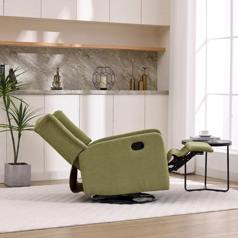 Fauteuil de relaxation multi-vitesses, rotatif à 360 degrés, avec fonction de bascule