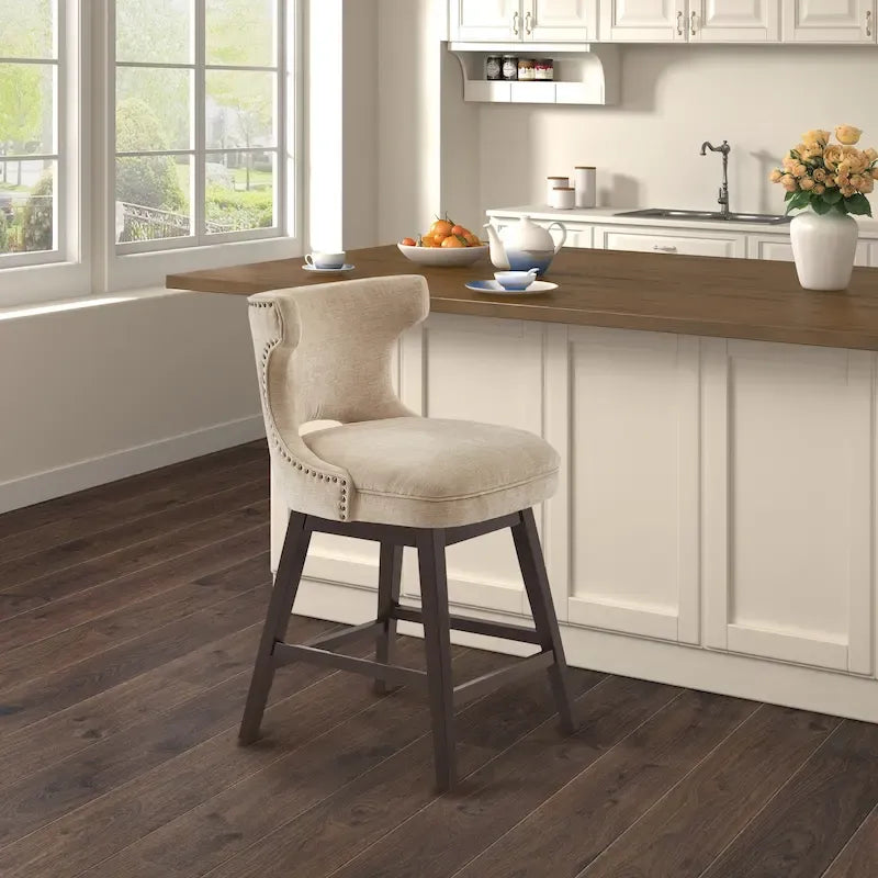 Tabouret de comptoir pivotant à 360 degrés Madison Park Janet