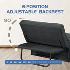 Canapé Convertible Lit Canapé Fauteuil Ottoman Pliant Fauteuils Inclinables pour Salon