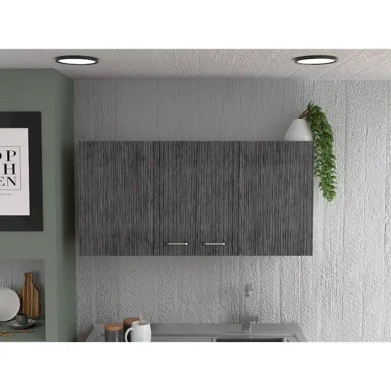 TUHOME Napoles Meuble Haut Mural Double Porte - N/A