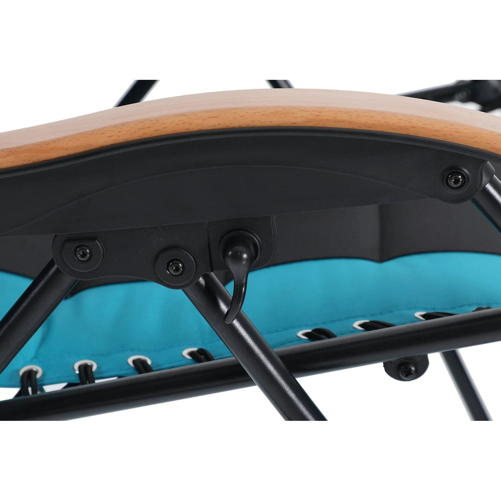 Fauteuil de relaxation zéro gravité XL surdimensionné et rembourré, avec accoudoirs plus larges, inclinable et porte-gobelet - N/A